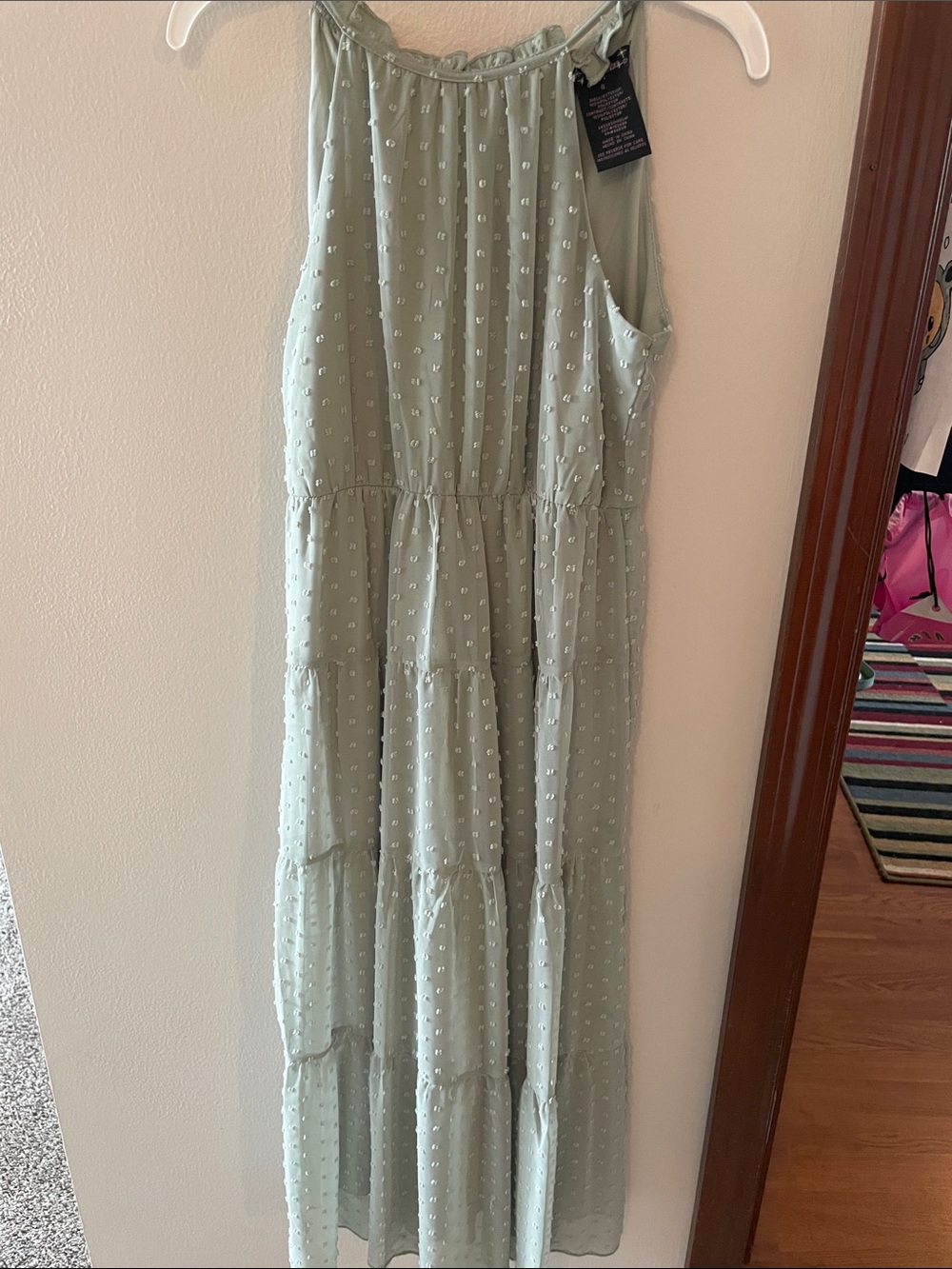 Tiered Maxi Dress in Sage Green